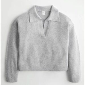 Cozy Gray Knit Sweater
